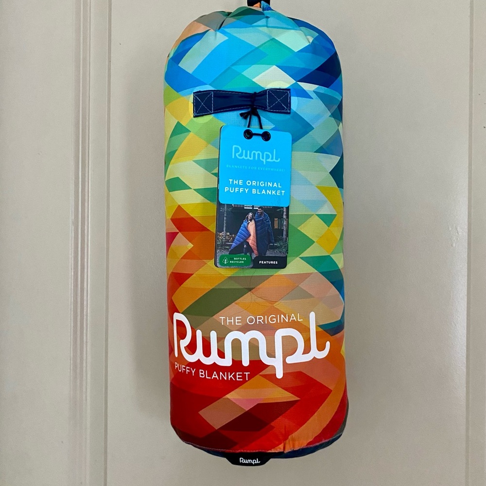 Rumpl Puffy Blanket - Vibrant Geo Multicolor
